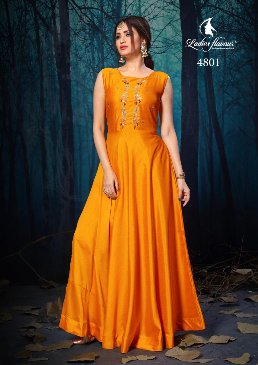 Lotus Ladies Flavour Silk Handwork Gown Manufacturer Lotus Ladies Flavour Silk Handwork Gown Manufacturer